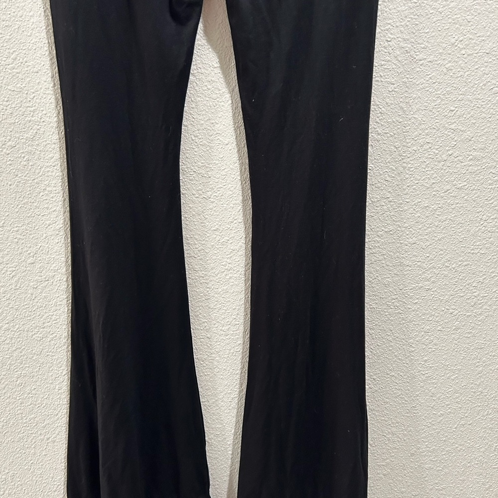 Tres Bien Black Leggings Flared SZ Small